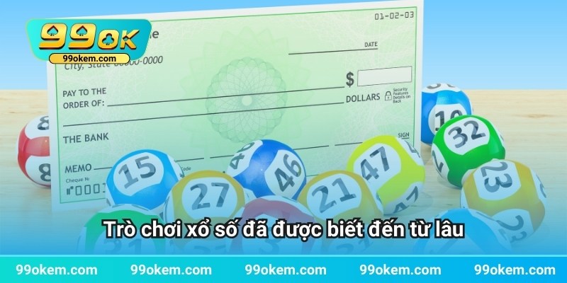 Trò chơi xổ số đã được biết đến từ lâu
